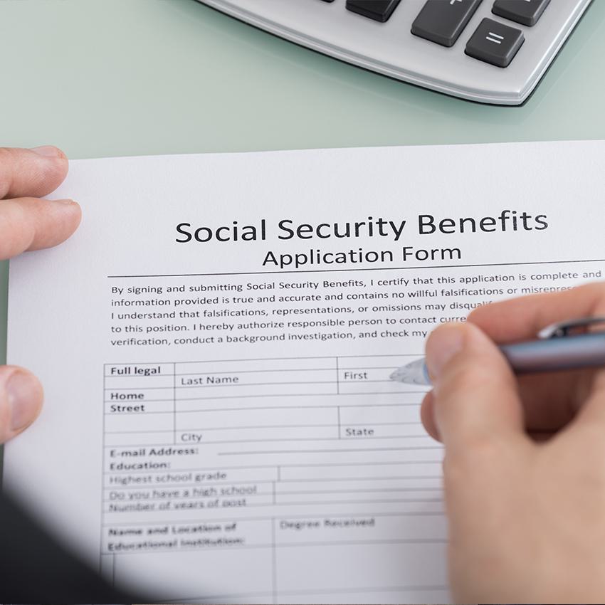 social security benefits form